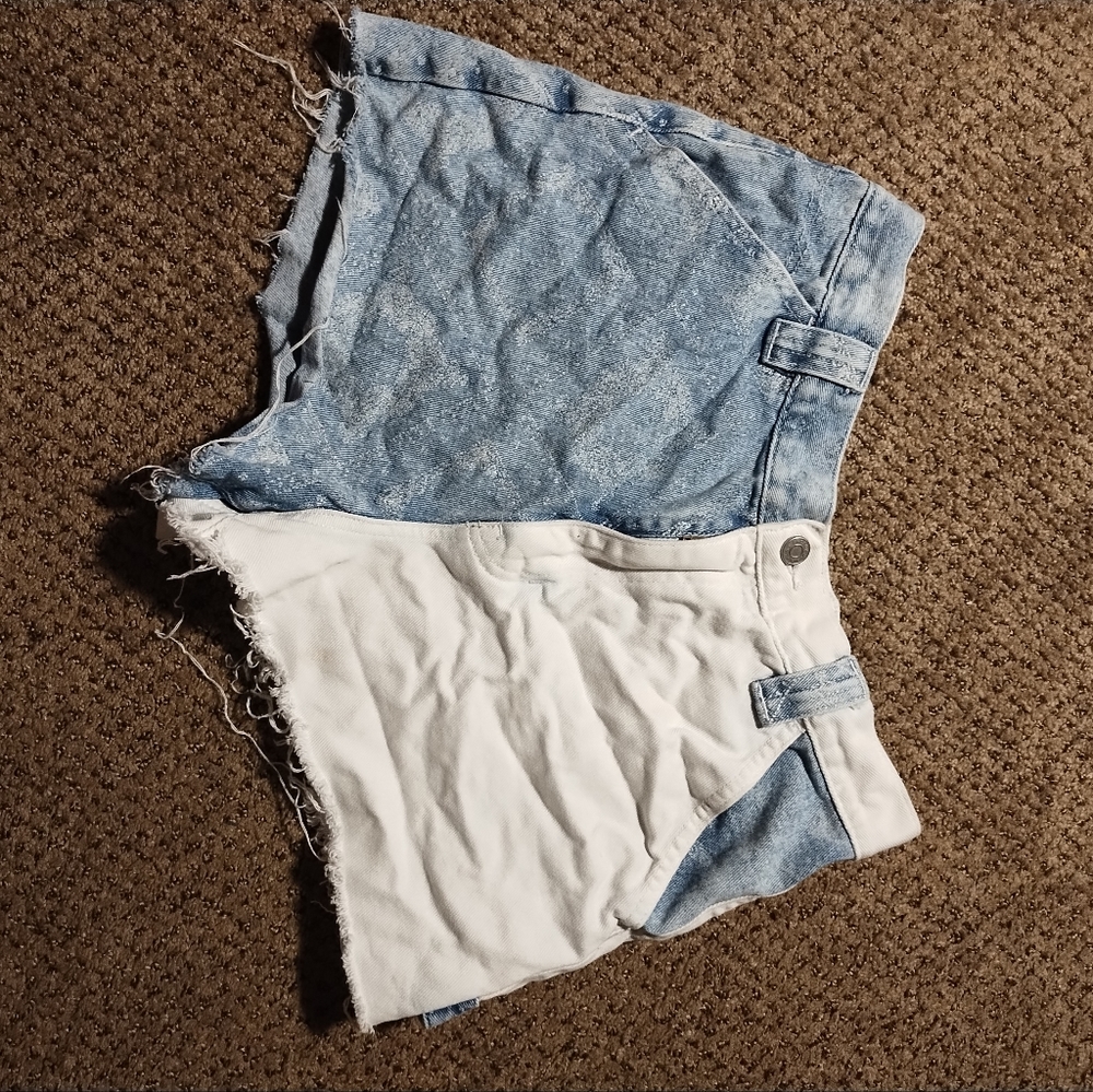 Denim shorts